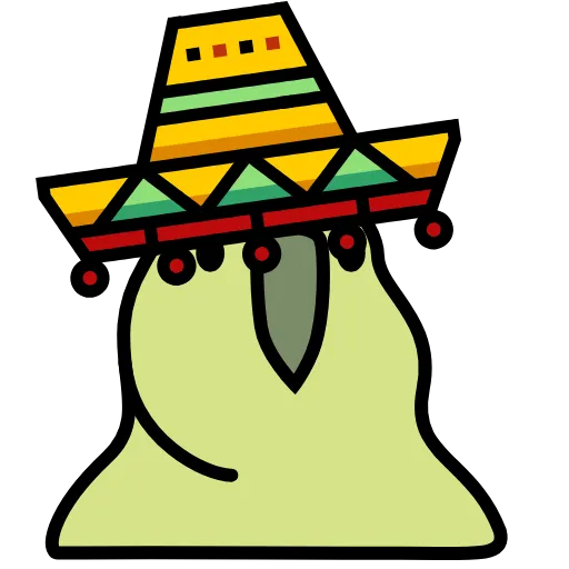 Стикер 30 Party Parrot