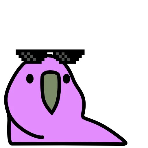 Стикер 12 Party Parrot