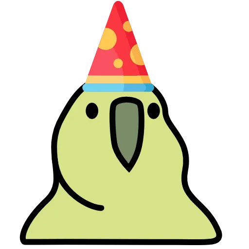 Стикер 8 Party Parrot