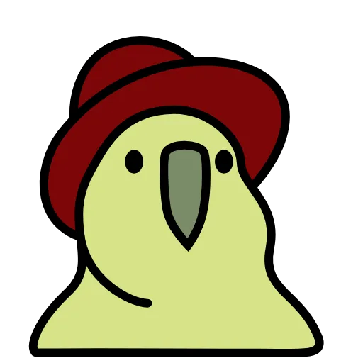 Стикер 17 Party Parrot