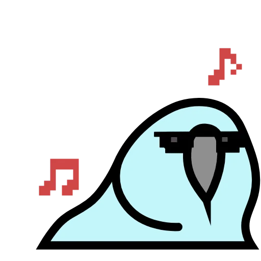 Стикер 39 Party Parrot