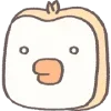 Стикер 25 Animal Toast