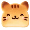 Стикер 51 🐱 Набор эмоджи с котульками пирожульками