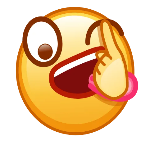 Стикер 22 Kawaii emoji - Animated Asian Emoji