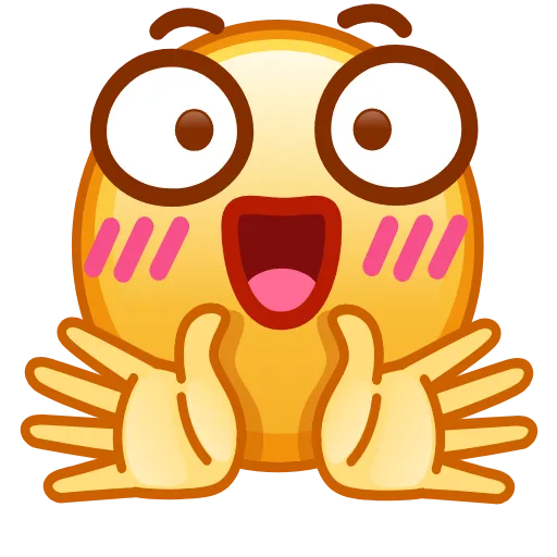 Стикер 54 Kawaii emoji - Animated Asian Emoji