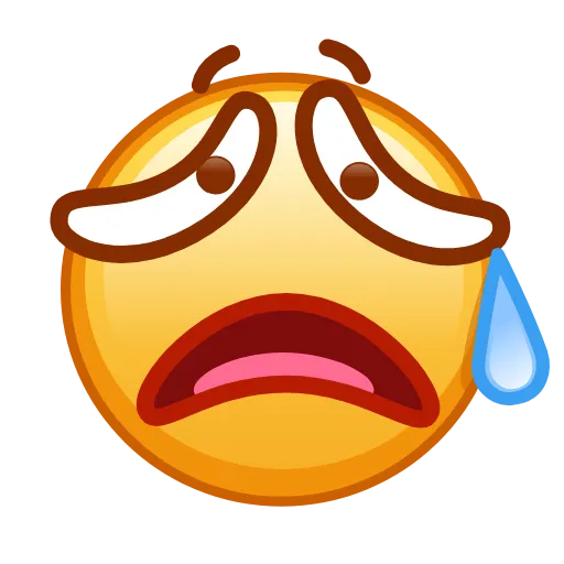 Стикер 42 Kawaii emoji - Animated Asian Emoji