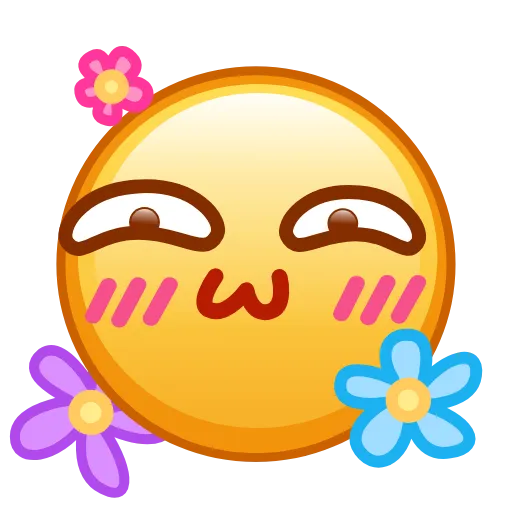 Стикер 8 Kawaii emoji - Animated Asian Emoji