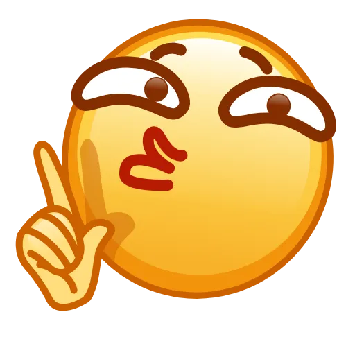 Стикер 58 Kawaii emoji - Animated Asian Emoji