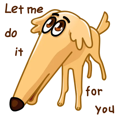 Стикер 13 Borzoi