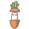 Стикер 60 Animated Bunny