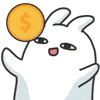 Стикер 12 Animated Bunny
