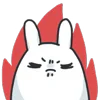 Стикер 15 Animated Bunny
