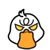 Стикер 7 Duck Emoji