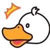 Стикер 12 Duck Emoji