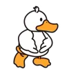 Стикер 20 Duck Emoji