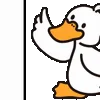 Стикер 25 Duck Emoji