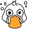 Стикер 3 Duck Emoji