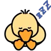 Стикер 29 Duck Emoji