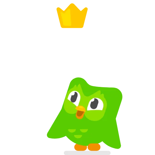 Стикер 36 Duolingo
