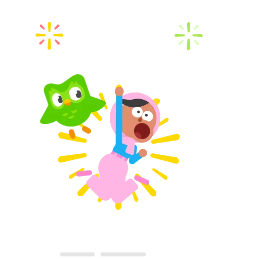 Стикер 54 Duolingo