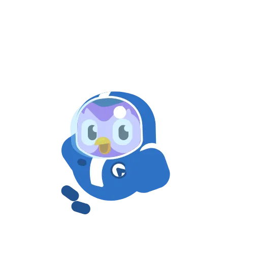 Стикер 41 Duolingo