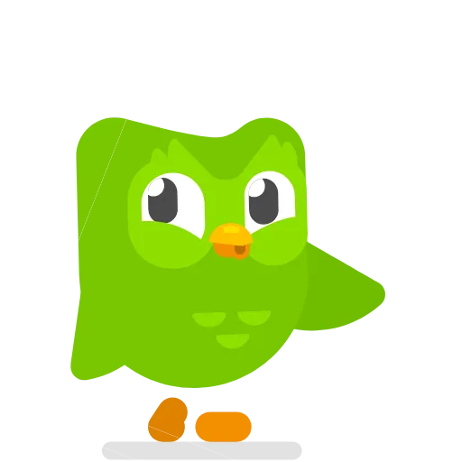 Стикер 34 Duolingo