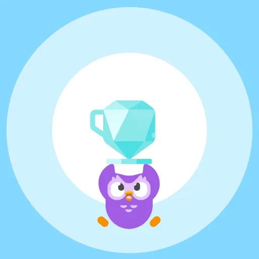 Стикер 49 Duolingo