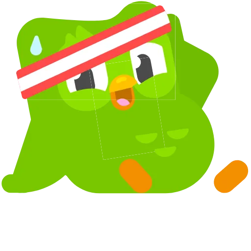 Стикер 42 Duolingo