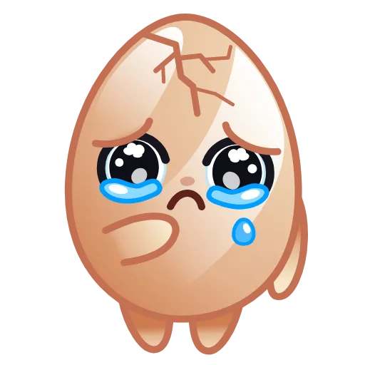 🥺 Стикер «Пасхальные яйца» для Telegram