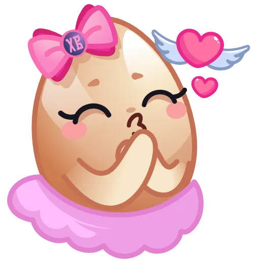😘 Стикер «Пасхальные яйца» для Telegram