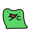 Стикер 50 🐸 Видеоанимированный набор эмоджи с лягушонком Фрогги