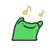 Стикер 49 🐸 Видеоанимированный набор эмоджи с лягушонком Фрогги