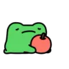 Стикер 39 🐸 Видеоанимированный набор эмоджи с лягушонком Фрогги