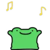 Стикер 21 🐸 Видеоанимированный набор эмоджи с лягушонком Фрогги