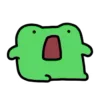 Стикер 43 🐸 Видеоанимированный набор эмоджи с лягушонком Фрогги