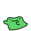 Стикер 58 🐸 Видеоанимированный набор эмоджи с лягушонком Фрогги