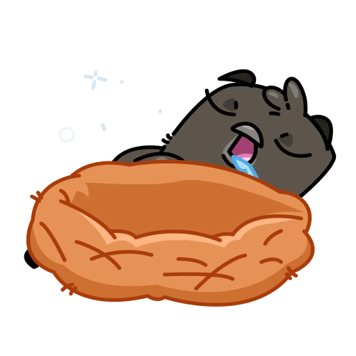 😴 Стикер «Галчонок» для Telegram