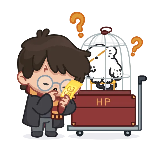 🪄 Эмодзи «Гарри Поттер» для Telegram