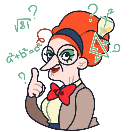 🤔 Стикер «Клавдия Петровна» для Telegram