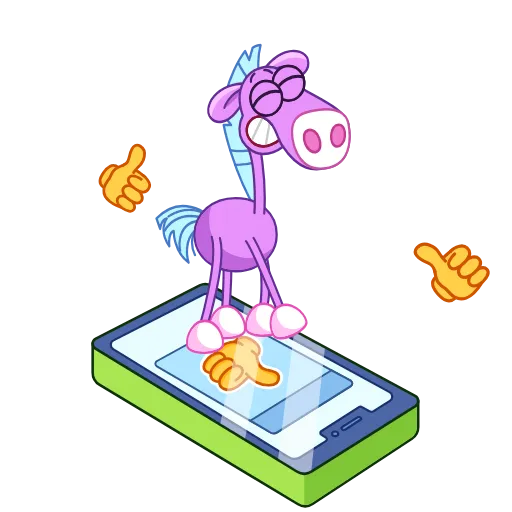 👍 Стикер «Коняшка» для Telegram