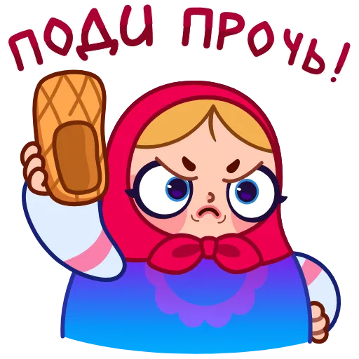 🤨 Эмодзи «Матрёшка» для Telegram