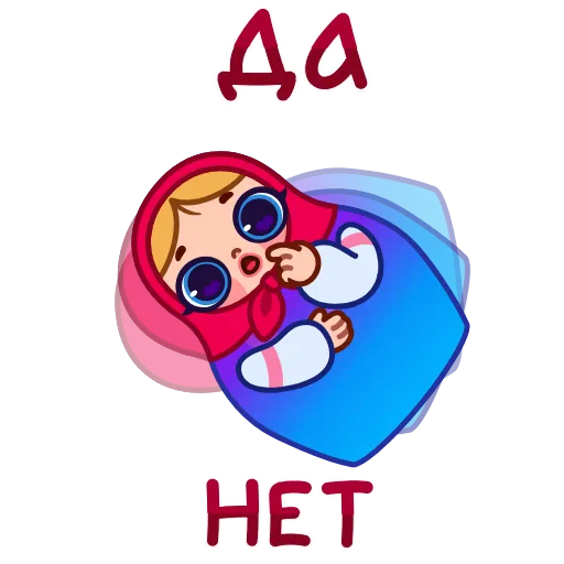 🙃 Эмодзи «Матрёшка» для Telegram