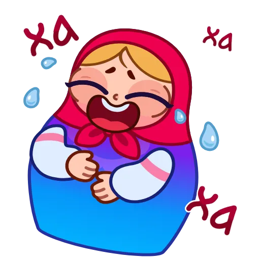 😂 Эмодзи «Матрёшка» для Telegram