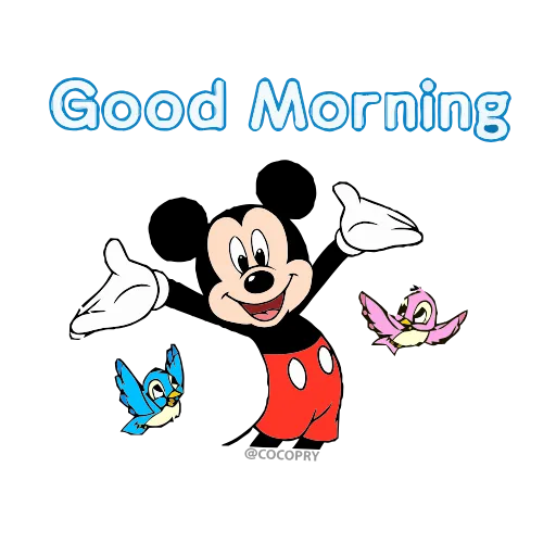 Стикер 4 Mickey Mouse