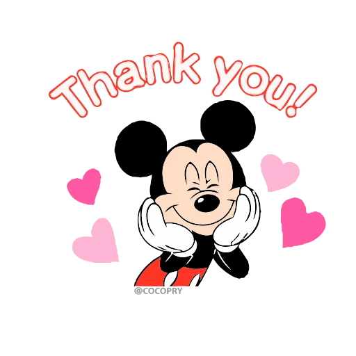 Стикер 11 Mickey Mouse