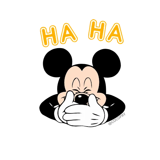 Стикер 8 Mickey Mouse