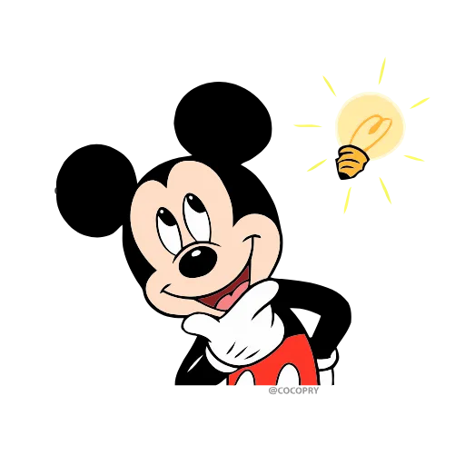 Стикер 3 Mickey Mouse