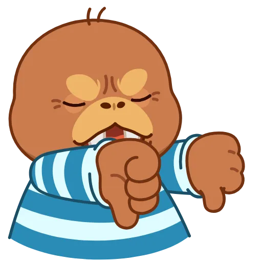 👎 Стикер «Моржик» для Telegram