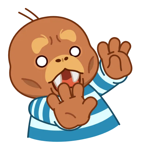 😨 Стикер «Моржик» для Telegram