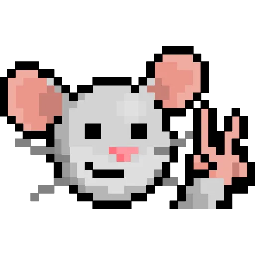 Стикер 5 Mouse Animated